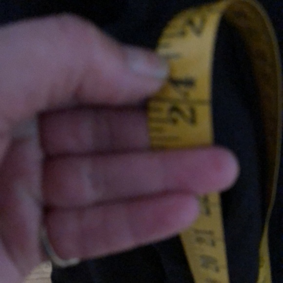 Maurices size X-Small black cropped wide leg high slit pants 100% cotton NWT - Picture 13 of 16